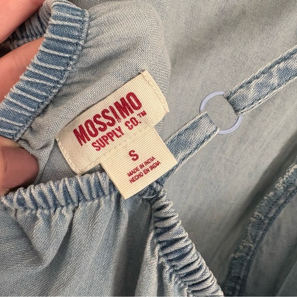 Mossimo | Denim Embroidered Romper | Size Small - Picture 7 of 8